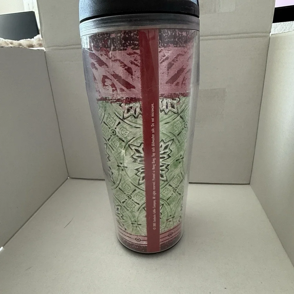 Starbucks 16oz. Chinese Character‎ Travel Tumbler 2004 Health Friendship Love